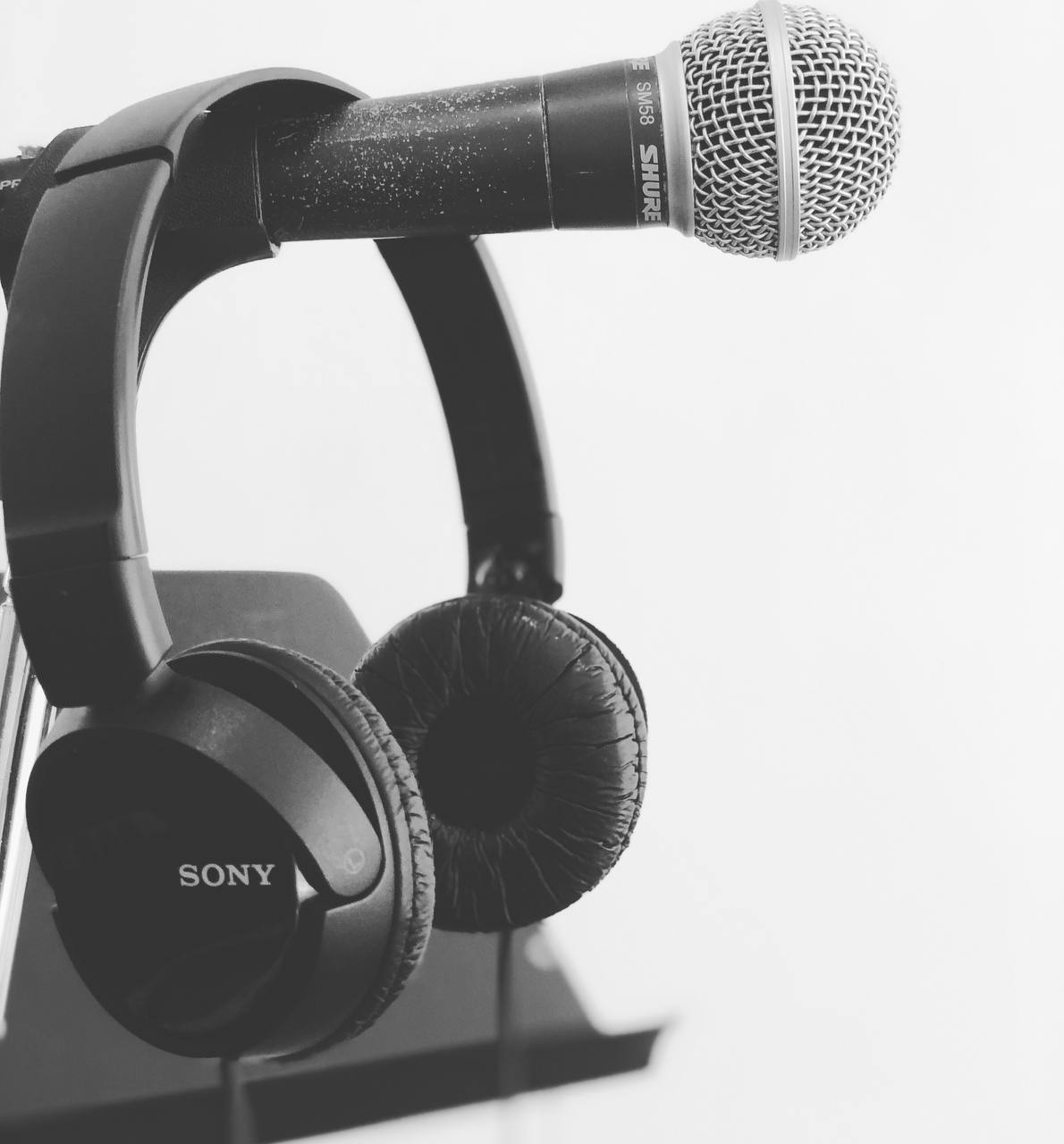 Microfono e cuffie